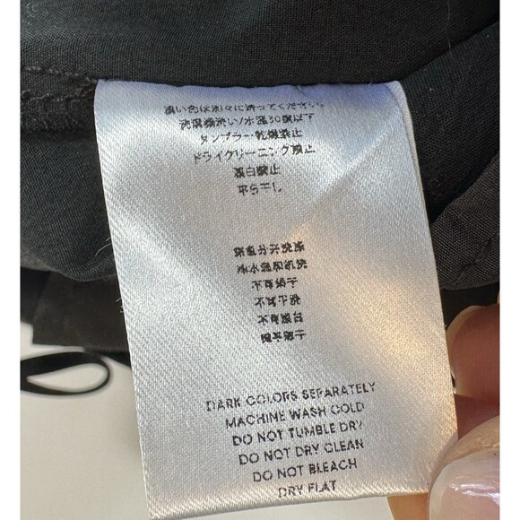 Gentle Herd Black Pocket Taper Cotton Blend Ankle Pants Women Small - Picture 9 of 9